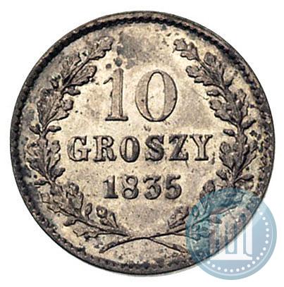 Picture 10 groszy 1835 year  "Free city of Kraków"