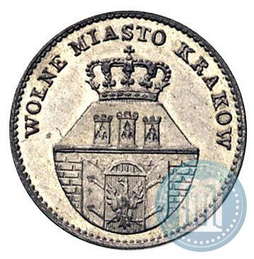 Picture 5 groszy 1835 year  "Free city of Kraków"