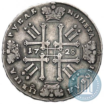 Picture 1 rouble 1728 year  "Type of 1728"