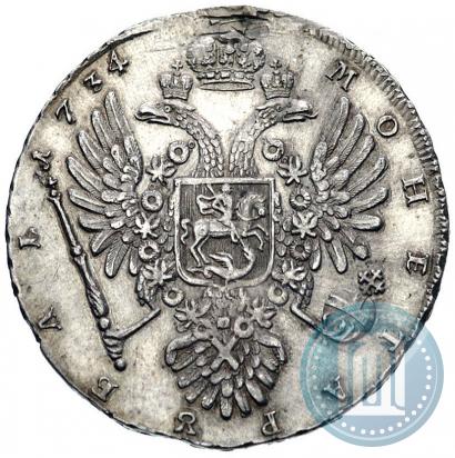 Фото 1 рубль 1734 года  "Тип 1734 года"