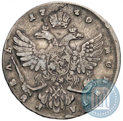 Picture 1 rouble 1740 year  "Moscow type"