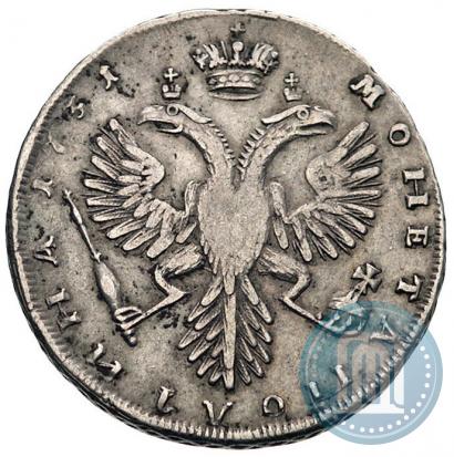 Фото Полтина 1731 года  