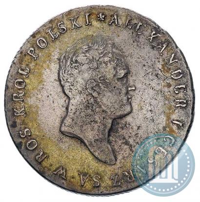 Фото 5 злотых 1816 года IB 