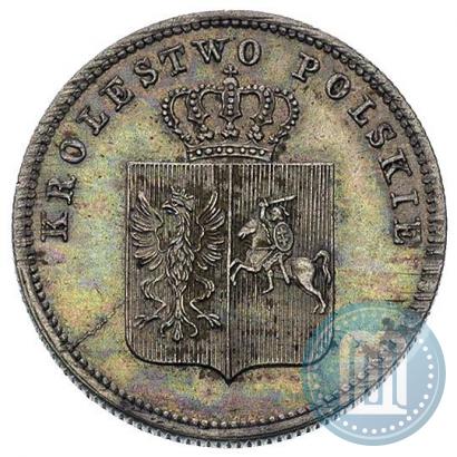 Picture 2 złote 1831 year KG "Polish uprising"