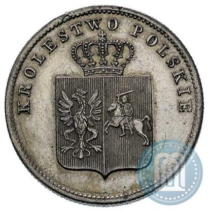 Picture 2 złote 1831 year KG "Polish uprising"