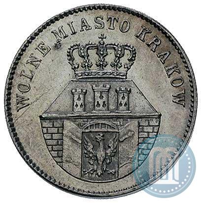 Picture 1 złoty 1835 year  "Free city of Kraków"