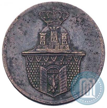 Picture 3 grosze 1835 year  "Pattern"