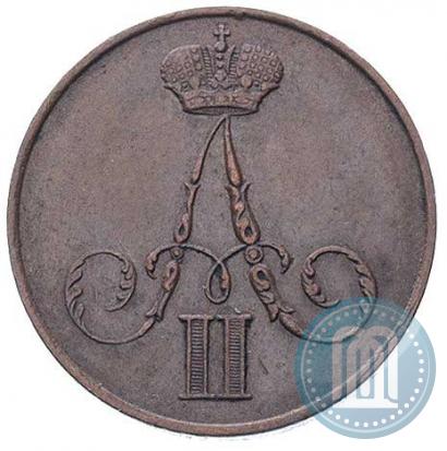 Picture 1 kopeck 1855 year ВМ 
