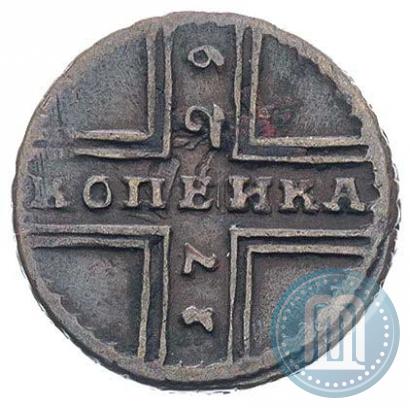 Фото 1 копейка 1729 года МОСКВА 