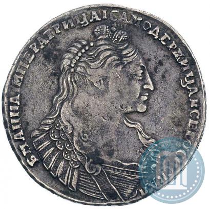 Фото 1 рубль 1737 года  "Тип 1735 года"