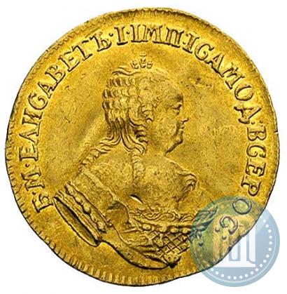 Picture 1 ducat 1752 year  "St. Andrew on the reverse"