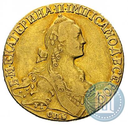Фото 10 рублей 1767 года СПБ 