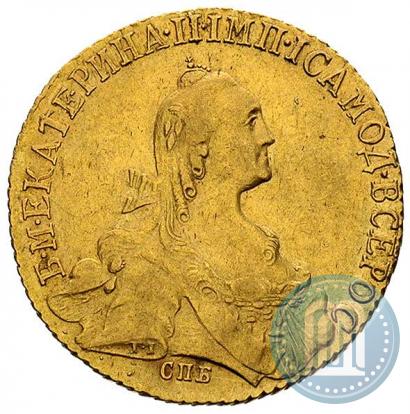 Picture 10 roubles 1769 year СПБ 