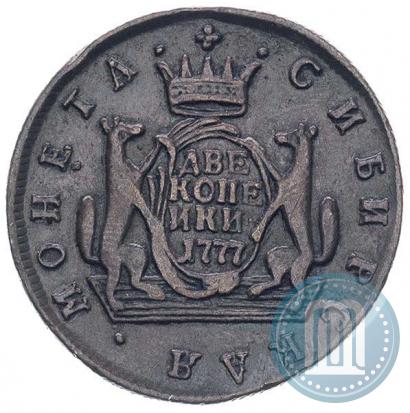 Picture 2 kopecks 1777 year КМ 