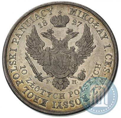 Picture 10 złotych 1827 year FH 