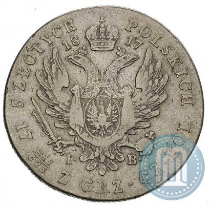 Picture 5 złotych 1817 year IB 