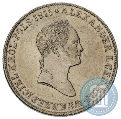 Фото 5 злотых 1829 года FH 