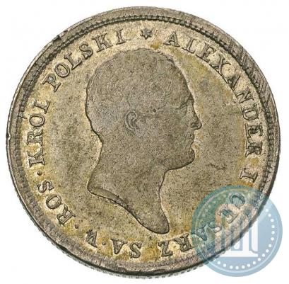 Фото 2 злотых 1821 года IB 