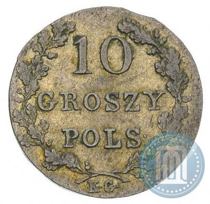 Фото 10 грошей 1831 года KG "Польское восстание"
