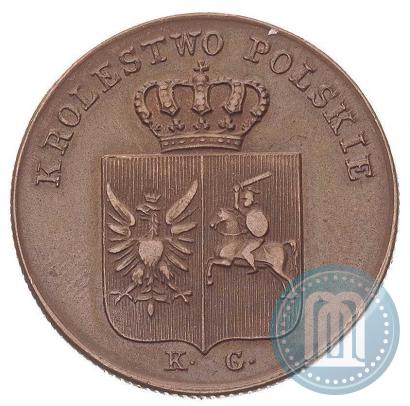 Фото 3 гроша 1831 года KG "Польское восстание"
