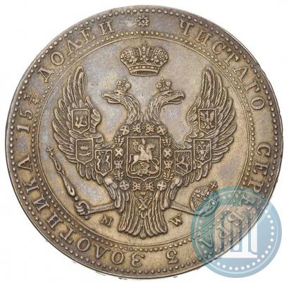 Фото 3/4 рубля - 5 злотых 1840 года MW 
