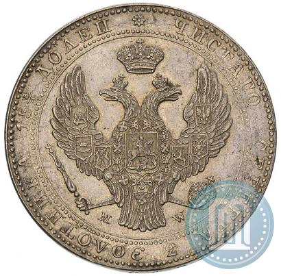 Picture 3/4 roubles - 5 złotych 1841 year MW 