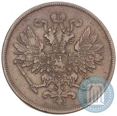 Picture 2 kopecks 1863 year ВМ 