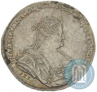 Фото 1 рубль 1738 года СПБ "Петербургский тип"
