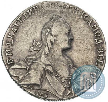Picture 1 rouble 1766 year СПБ-АШ 
