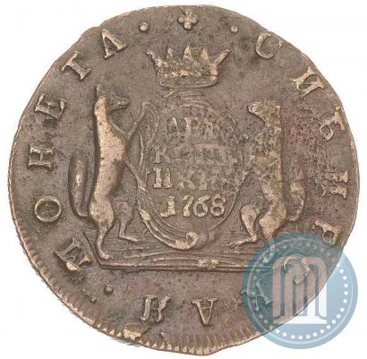 Фото 2 копейки 1768 года КМ 