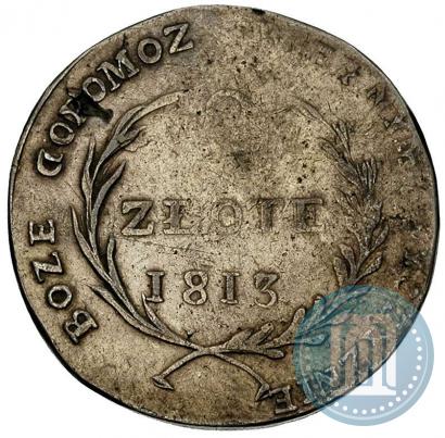 Фото 2 злотых 1813 года  