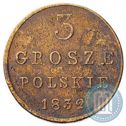 Picture 3 grosze 1832 year KG 