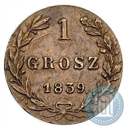 Picture 1 grosz 1839 year MW 