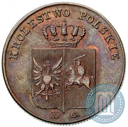 Picture 3 grosze 1831 year KG "Polish uprising"
