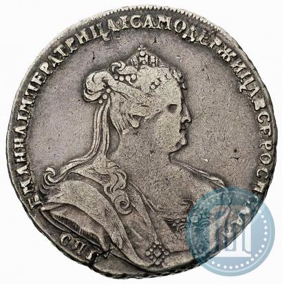 Фото Полтина 1739 года СПБ "Петербургский тип"