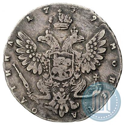Фото Полтина 1739 года СПБ "Петербургский тип"