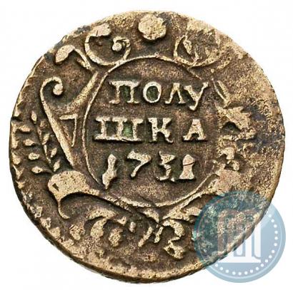Фото Полушка 1731 года  