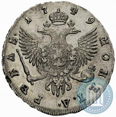 Picture 1 rouble 1749 year СПБ 