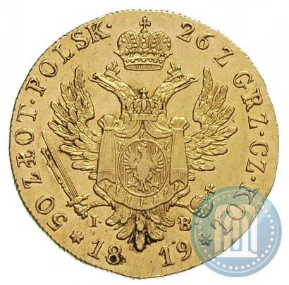 Picture 50 złotych 1819 year IB 