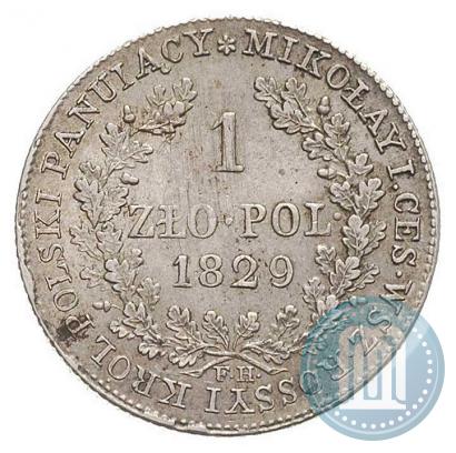 Picture 1 złoty 1829 year FH 