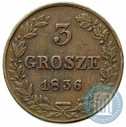 Picture 3 grosze 1836 year MW 