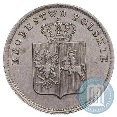 Picture 2 złote 1831 year KG "Polish uprising"