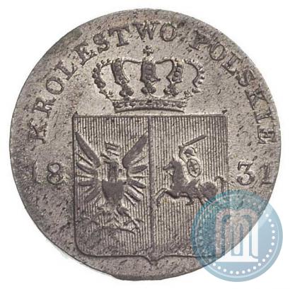 Фото 10 грошей 1831 года KG "Польское восстание"