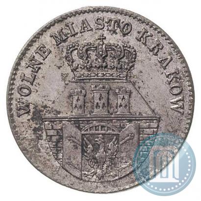 Picture 10 groszy 1835 year  "Free city of Kraków"