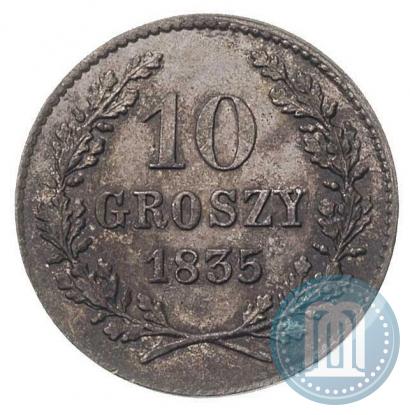 Picture 10 groszy 1835 year  "Free city of Kraków"