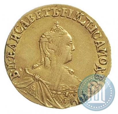 Picture 1 rouble 1758 year  