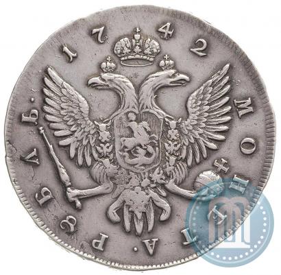 Picture 1 rouble 1742 year СПБ 