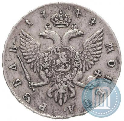Picture 1 rouble 1744 year СПБ 
