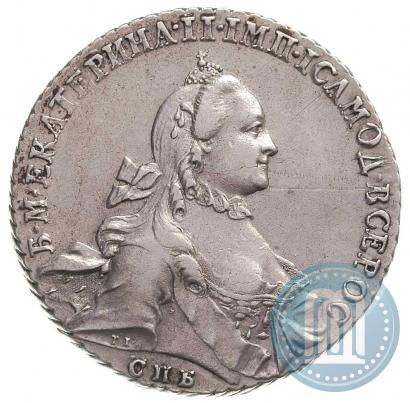 Picture 1 rouble 1762 year СПБ-НК 