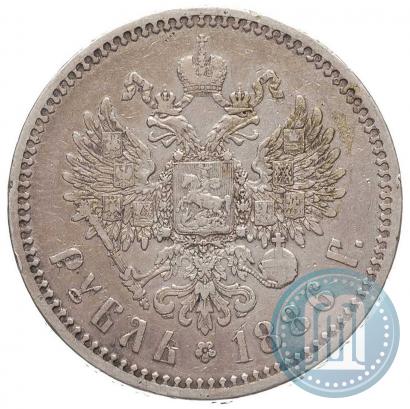 Фото 1 рубль 1886 года (АГ) 